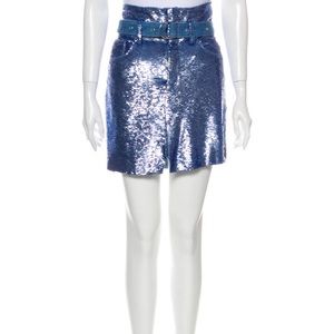 IRO Sequin Embellished Mini Skirt